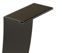 Универсальный околооконный профиль 89/254 мм, шоколад