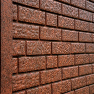 Фасадная панель Стоун Хаус Кирпич Красный