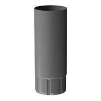 Труба водосточная 3 м STAL PREMIUM, графит