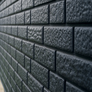 Фасадная панель Стоун Хаус Кирпич Графитовый