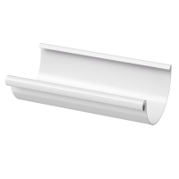 Желоб полукруглый 3 м STAL PREMIUM, пломбир