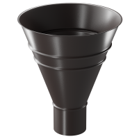 Воронка желоба STAL PREMIUM, шоколад