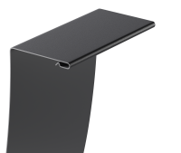 Универсальный околооконный профиль 89/254 мм, графит