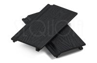 Доска фасадная SEQUOIA Evolution 3D WOOD BLACK 3000 мм