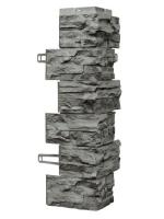 Угол фасадной панели «Royal Stone», скалистый камень Квебек